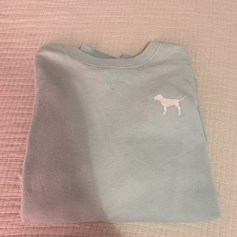 PINK oversized crew neck